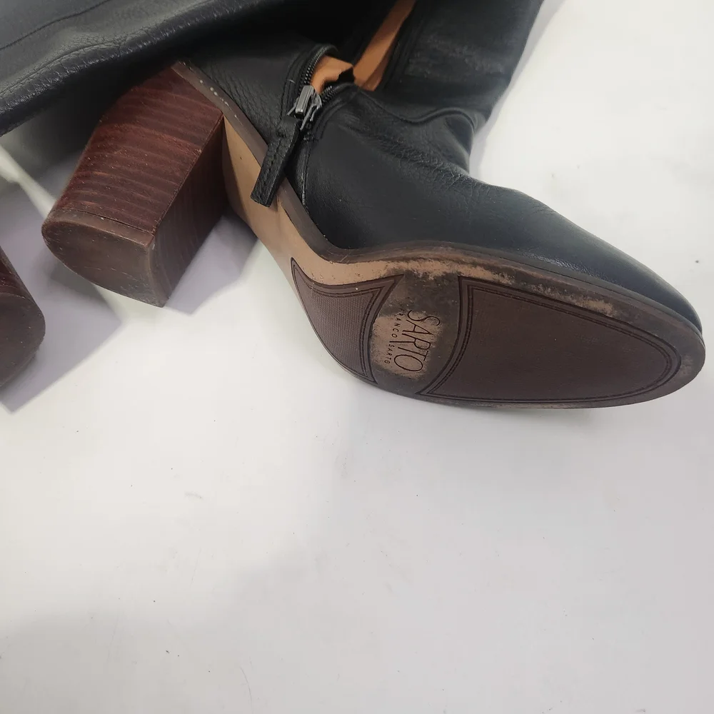 Franco Sarto Black Over the Knee Boots